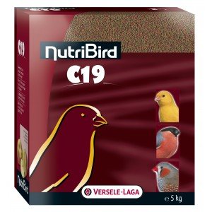 NutriBird palletvoeding - C19 Kanarie &amp; Tropen kweek tropical -  5kg