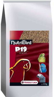 NutriBird palletvoeding - P19 papegaai original kweek - 10kg  