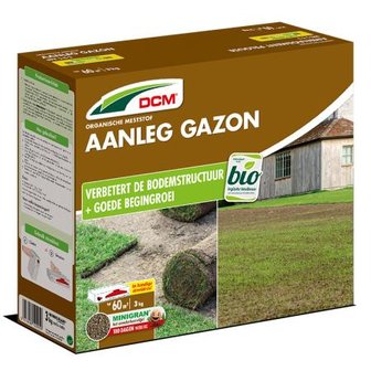 DCM - Aanleg Gazon organische meststof - 3kg 