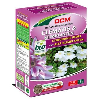 DCM - Meststof Clematis en Klimplanten - 1,5kg 