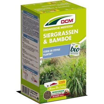 DCM - Bamboe En Siergrassenmest - 1,5kg 