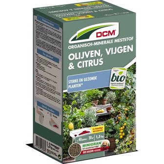 DCM - Olijf Vijg En Citrusplantenmest - 1,5kg   