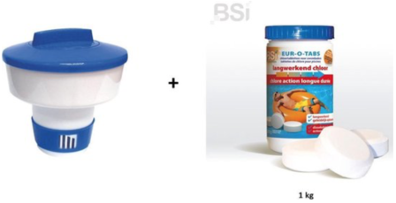 BSI - float and 1kg long acting chlorine tablets