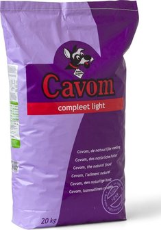 Cavom-dogfood compleet light - 20kg
