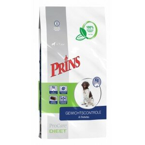 Prins dogfood - Prins ProCare Diet Weight Control &amp; Diabetes - 15kg