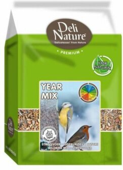 Deli Nature Vogelzaad - 35 Strooivoer Year Mix - 20 kg