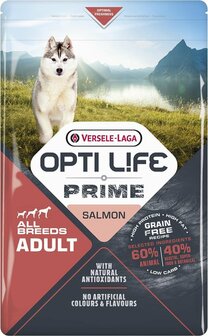 Opti Life Prime - Adult Salmon - 2,5 kg