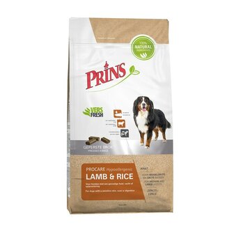 Prins dogfood - Hypoallegic lamb &amp; Rice - 15 kg