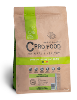 CPRO FOOD - Puppy All Breeds Lamb &amp; Rice Large - 10 kg 