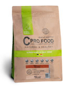 CPRO FOOD - Adult All Breeds Fish &amp; Rice - 10 kg