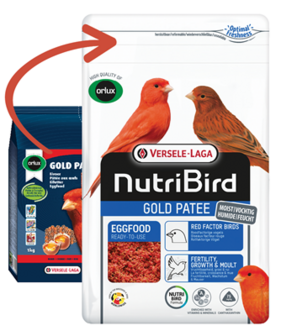 Orlux - gold patee rood profi 