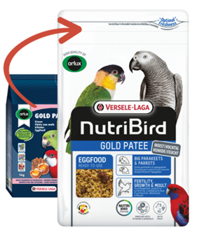 Orlux - gold patee eivoer grote parkiet/papegaai - 1Kg