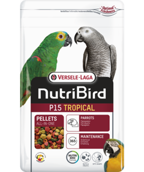 NutriBird pelletvoeding - P15 Tropical - 1 kg