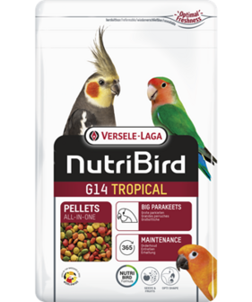 NutriBird pelletvoeding - Grote Parkiet Tropical -  10 kg