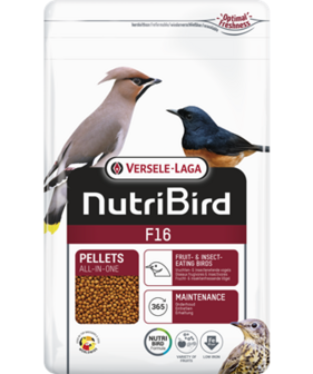NutriBird pelletvoeding - F16 - 800 gr