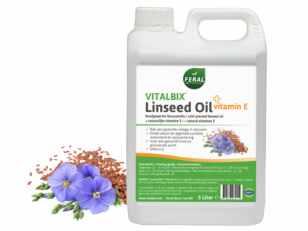 Vitalbix - Leinsamen&ouml;l + Vitamin E - 5 L