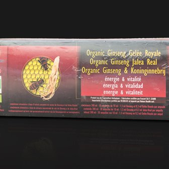 30 x 10 ml Organic Ginseng &amp; Koninginnebrij