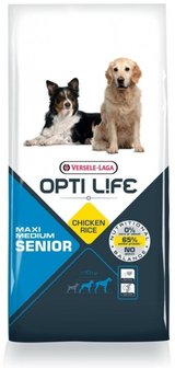 12,5 kg Opti Life - Senior Medium / Maxi 