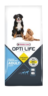 12,5 kg Opti Life - Adult Light Medium / Maxi 