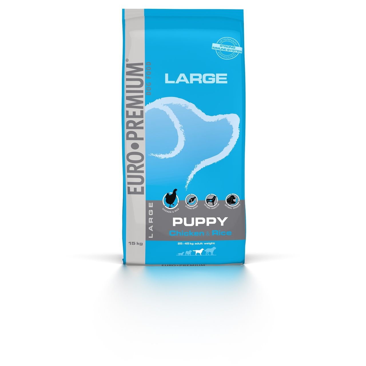 Bevestigen auditie ontsmettingsmiddel Euro Premium - Large Puppy Chicken & Rice - 4 kg - Leyen Dier- &  Tuinbenodigdheden