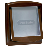 Petsafe - 755 hondenluik - M - Transparant/bruin